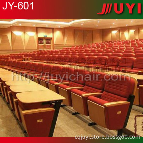 JY-601 factory price folding easy chair wooden Folding Theater Chairs folding cushion chair elegant cinema seating